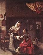 MIERIS, Frans van, the Elder Brothel Scene ruu china oil painting reproduction